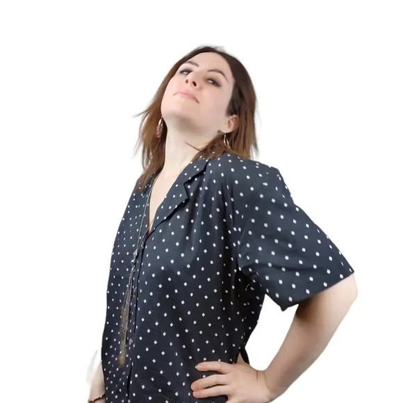 Madewell Resort Shirt in Textured Dot - Picture 14 of 16